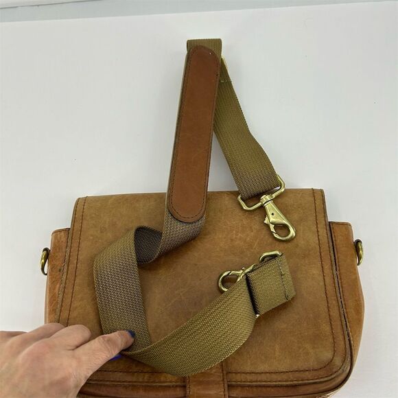 Madewell Brown Leather Crossbody Shoulder Bag w/ Replacement Strap - Picture 15 of 16